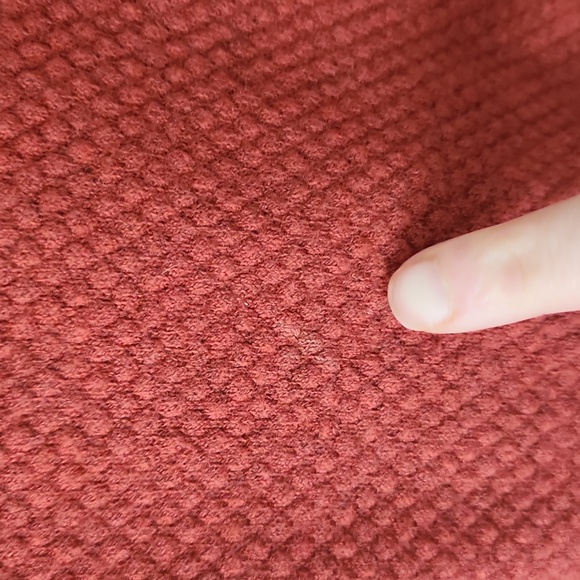 Rust Orange Textured Sweater - Picture 2 of 5